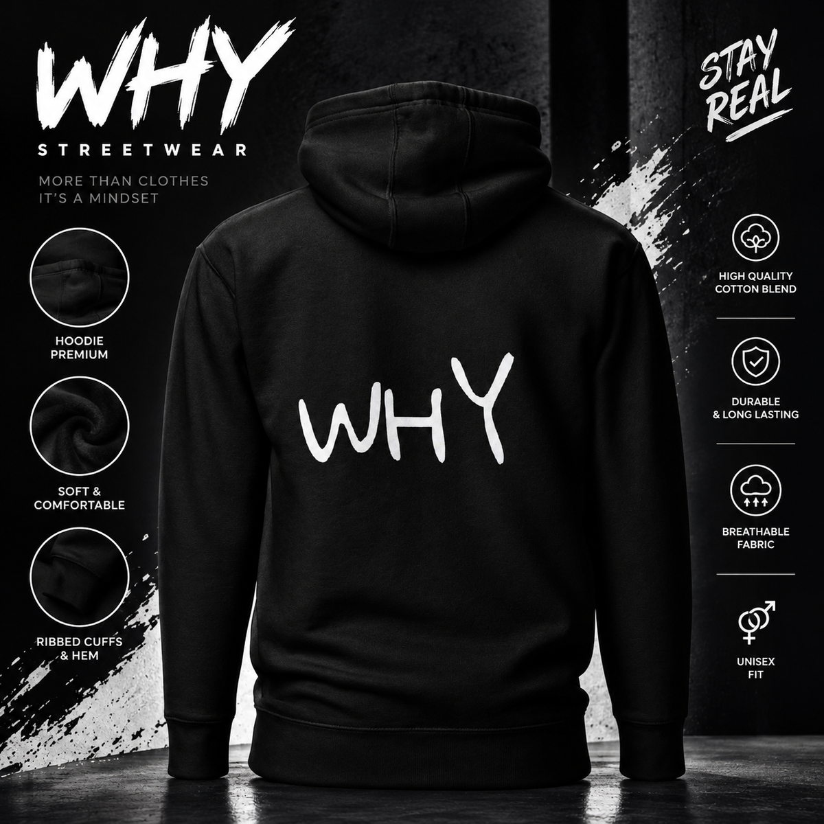 WHY — EXISTENCE HOODIE