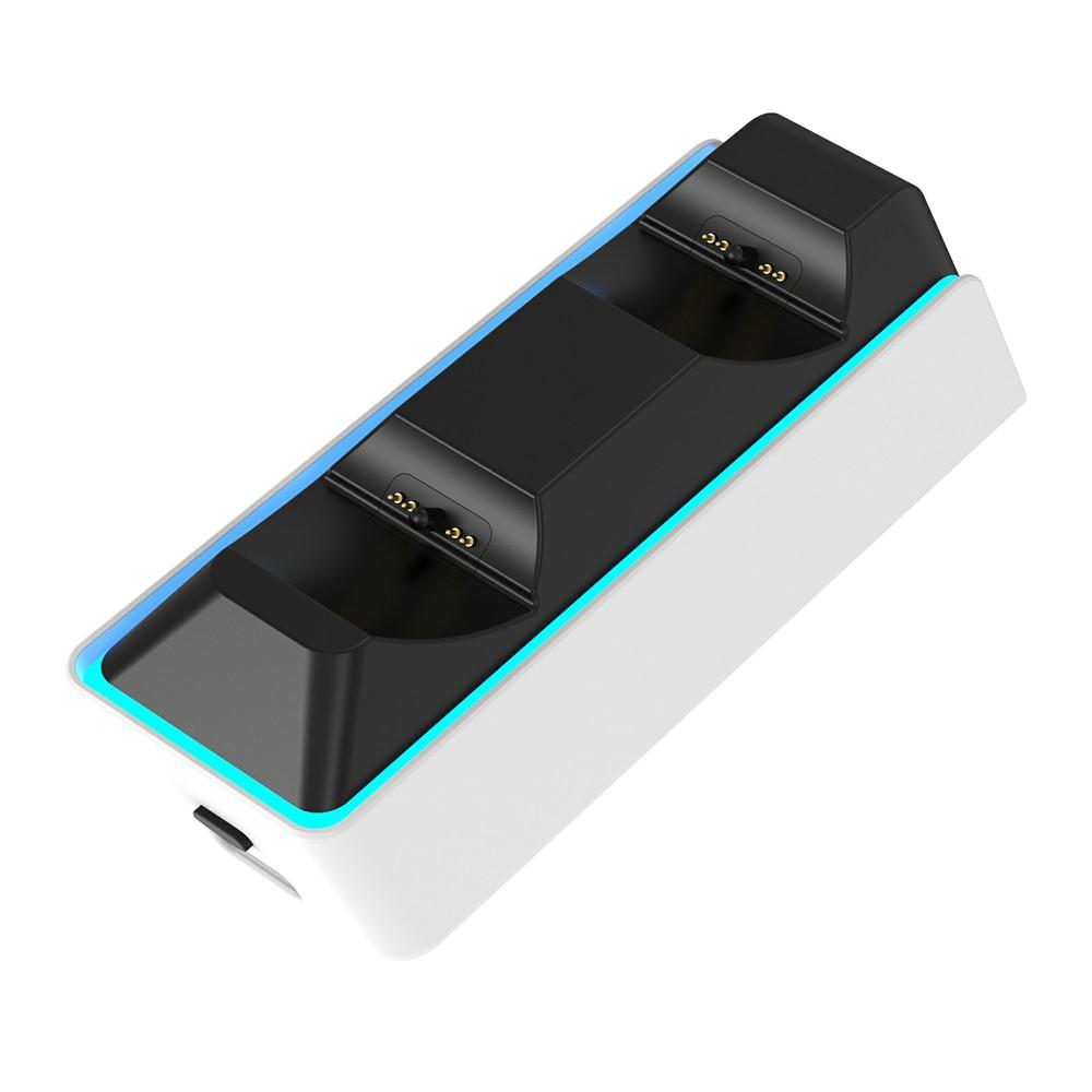 RGB Fast Charging Dock for PS5 Controllers — 9 Light Modes