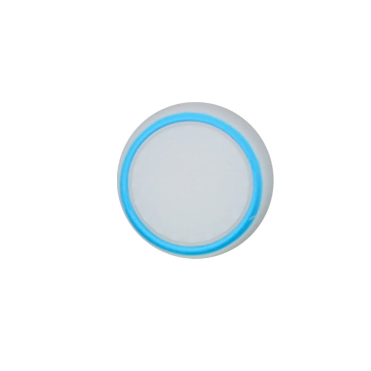 Glow-in-the-Dark Silicone Thumb Grip Caps — 10 PCS for PS5, PS4 & Xbox Controllers (Transparent Blue)