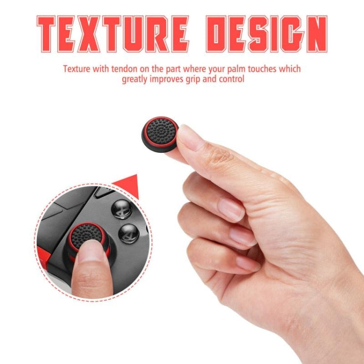 Glow-in-the-Dark Silicone Thumb Grip Caps — 10 PCS for PS5, PS4 & Xbox Controllers (Transparent Blue)