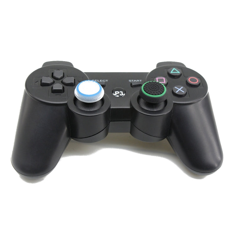 Glow-in-the-Dark Silicone Thumb Grip Caps — 10 PCS for PS5, PS4 & Xbox Controllers (Transparent Blue)