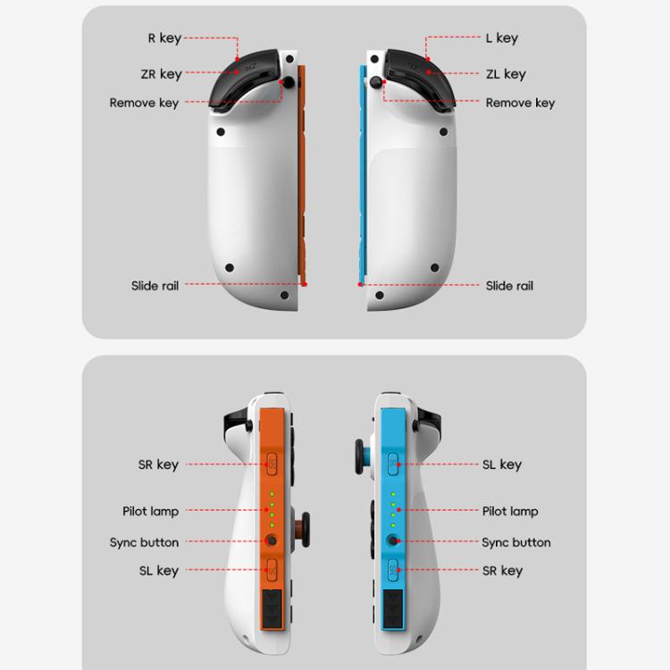 Wireless Controllers for Switch — TMR Hall Effect Joysticks, RGB (Black)