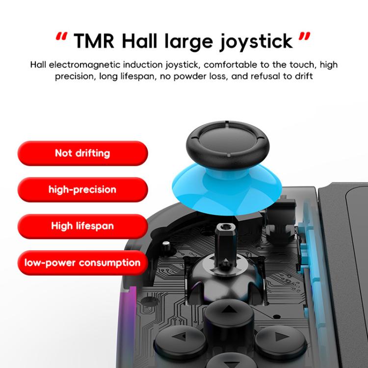 Wireless Controllers for Switch — TMR Hall Effect Joysticks, RGB (Black)