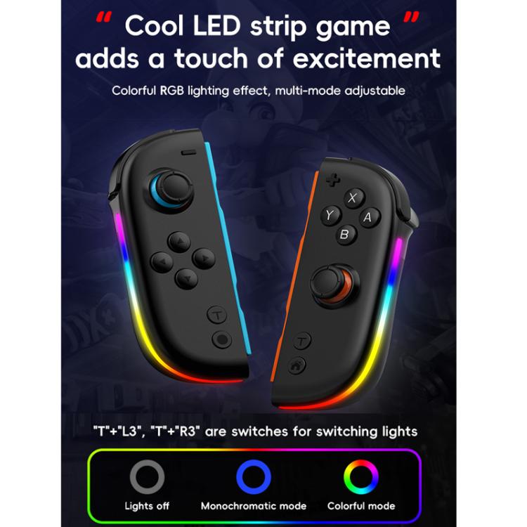 Wireless Controllers for Switch — TMR Hall Effect Joysticks, RGB (Black)