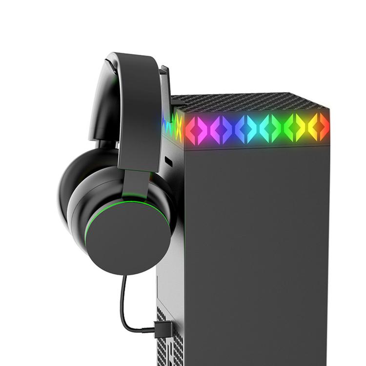 iPega Top Cooling Fan for Xbox Series X — Auto Temperature Sensor, RGB & Headset Hook (PG-XBX026S)